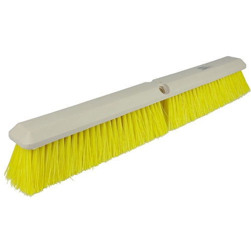 18″ - Yellow Medium Perma Sweep Broom Without Handle - Americas Tooling