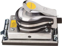 Value Collection - 8,000 OPM, 4 CFM Air Consumption, 90 psi Air Pressure, Palm Air Orbital Sander - Rectangular Pad, 1/4 NPT Inlet - Americas Tooling