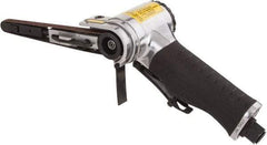 Value Collection - 3/8 x 13 Inch, 20,000 RPM Air Belt Sander - 0.45 Hp, 4 CFM Air Consumption, Rear Exhaust - Americas Tooling