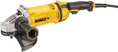 DeWALT - 9" Wheel Diam, 6,500 RPM, Corded Angle & Disc Grinder - 5/8-11 Spindle, 120 Volts - Americas Tooling