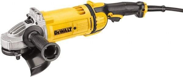 DeWALT - 7" Wheel Diam, 8,500 RPM, Corded Angle & Disc Grinder - 5/8-11 Spindle, 120 Volts - Americas Tooling