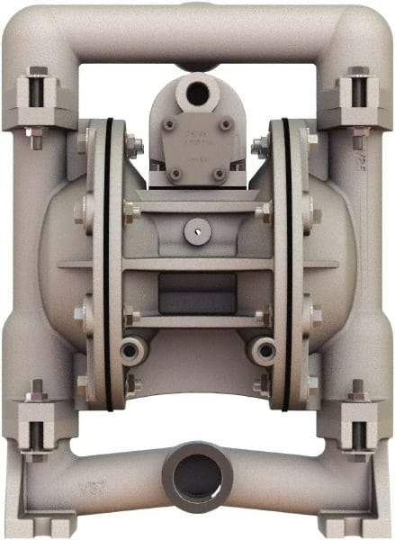 Versa-Matic - 1" NPT, Air Operated Diaphragm Pump - PTFE Diaphragm, Aluminum Housing - Americas Tooling