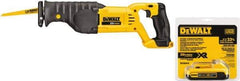 DeWALT - 20V, 0 to 3,000 SPM, Cordless Reciprocating Saw - 1-1/8" Stroke Length, Lithium-Ion Batteries Included - Americas Tooling