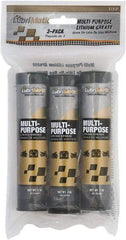 LubriMatic - 3 oz Cartridge Lithium General Purpose Grease - Black, 280°F Max Temp, NLGIG 1-1/2, - Americas Tooling