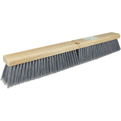 24″ Green Works Sweep, Fine Grey Fill with Rubberwood Block - Americas Tooling