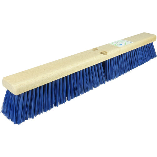 24″ Green Works Sweep, Medium Blue Fill with Rubberwood Block - Americas Tooling