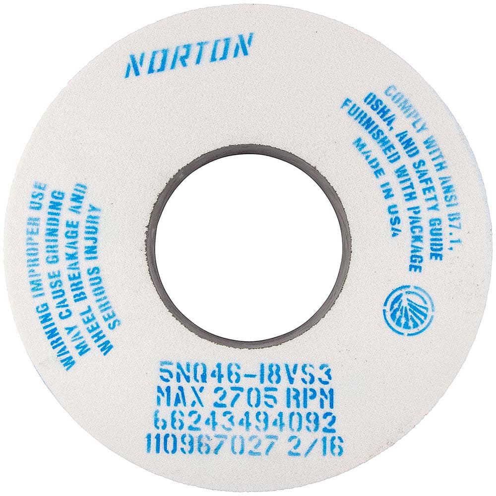 Norton - Tool & Cutter Grinding Wheels Wheel Type: Type 1 Wheel Diameter (Inch): 12 - Americas Tooling