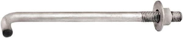 Import - 3/8-16, 12" OAL Bent Anchor Bolt - Grade 2 Steel - Americas Tooling