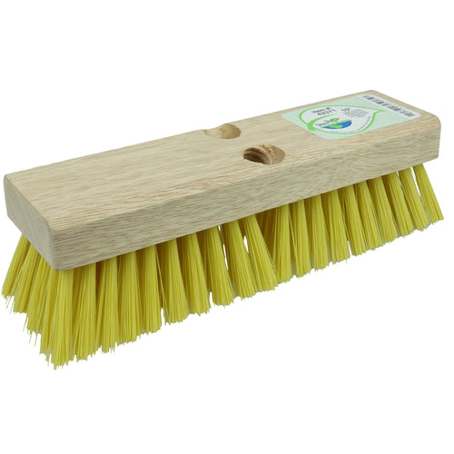 10″ - Deck Scrub Brush, Recycled PET Fill and Foam Block - Americas Tooling