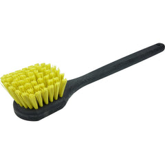 20″ - Utility Scrub Brush, Recycled PET Fill, Long Handle, Foam Block - Americas Tooling