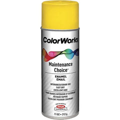 Krylon - Citrus Yellow, 11 oz Net Fill, Gloss, Enamel Spray Paint - Americas Tooling