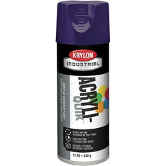 Krylon - Purple, 12 oz Net Fill, Gloss, Aerosol Spray Paint - 15 to 20 Sq Ft per Can, 16 oz Container - Americas Tooling