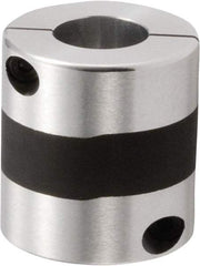 NBK - 4 to 5mm Bore, Servo Motor Flexible Coupling - 15mm OD, 23mm OAL, Aluminum Alloy, Clamp Style - Americas Tooling