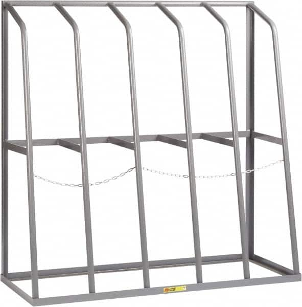 Little Giant - 5 Bay, 1,500 Lb per Bay Capacity, Gray Bar Rack - 60" Wide x 60" High x 24" Deep, Steel - Americas Tooling