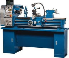 Enco - 12" Swing, 36" Between Centers, 110/220 Volt, Single Phase Bench Lathe - 5MT Taper, 1-1/2 hp, 65 to 1,810 RPM, 1-1/2" Bore Diam, 29.5mm Deep x 580mm High x 1,676mm Long - Americas Tooling