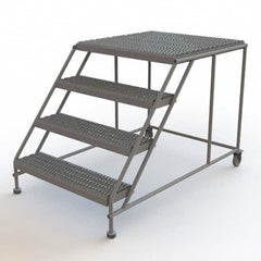 TRI-ARC - Rolling & Wall Mounted Ladders & Platforms Type: Rolling Work Platform Style: Steel Work Platform - Americas Tooling