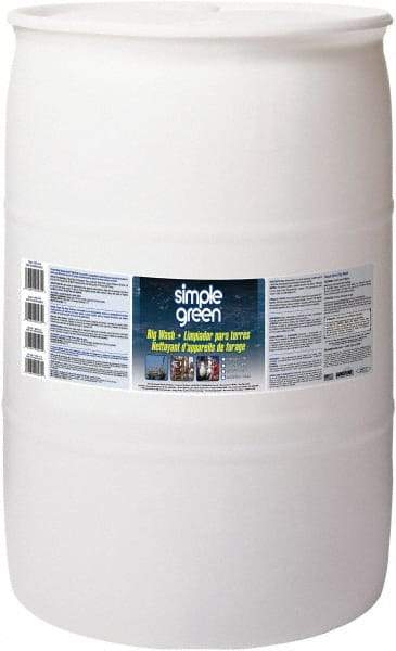 Simple Green - 55 Gal Drum Cleaner/Degreaser - Liquid, Alkaline, Unscented - Americas Tooling