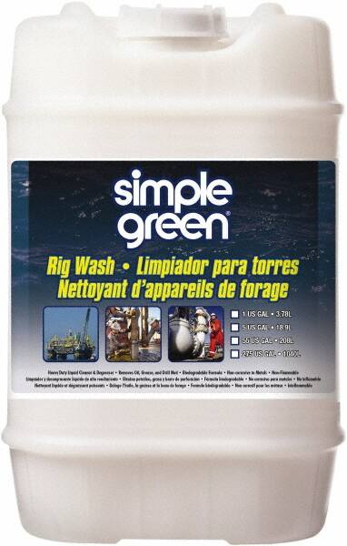 Simple Green - 5 Gal Bucket Cleaner/Degreaser - Liquid, Alkaline, Unscented - Americas Tooling