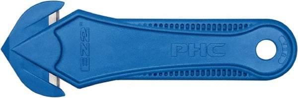 PHC - Recessed/Hook Blade Safety Cutter - Blue Glass Filled Nylon Handle, 1 Blade Included - Americas Tooling