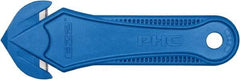 PHC - Recessed/Hook Blade Safety Cutter - Blue Glass Filled Nylon Handle, 1 Blade Included - Americas Tooling