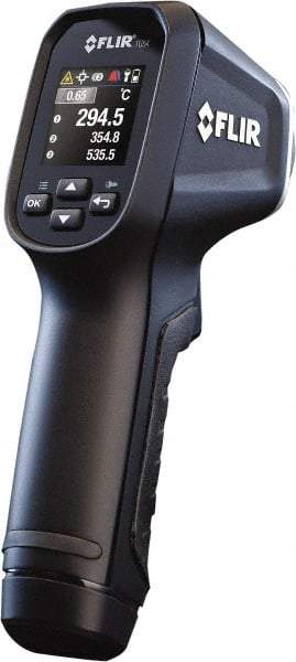 FLIR - -30 to 650°C (-22 to 1,202°F) Infrared Thermometer - 24:1 Distance to Spot Ratio - Americas Tooling