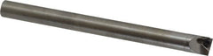 Hertel - 0.563" Min Bore Diam, 6" OAL, 1/2" Shank Diam, HBBQ Indexable Boring Bar - 2" Max Bore Depth, TPC.. Insert, Screw Holding Method - Americas Tooling