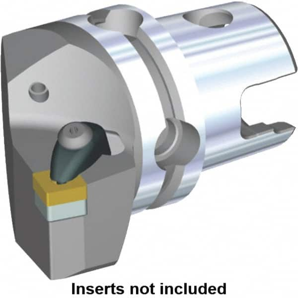 Kennametal - Left Hand Cut, Size KM40, SN.. Insert Compatiblity, Modular Turning & Profiling Cutting Unit Head - 24mm Ctr to Cutting Edge, 45mm Head Length, Through Coolant, Series Kenclamp - Americas Tooling