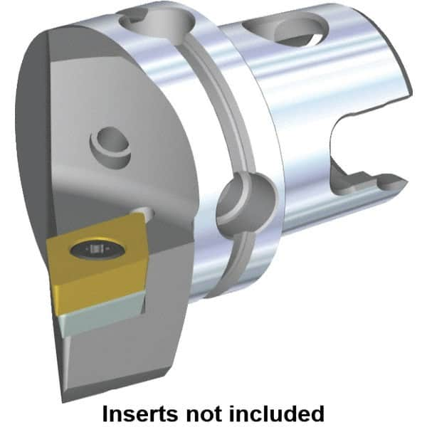 Kennametal - Left Hand Cut, Size KM40, DC.. Insert Compatiblity, Modular Turning & Profiling Cutting Unit Head - 27mm Ctr to Cutting Edge, 40mm Head Length, Through Coolant, Series S-Clamping - Americas Tooling