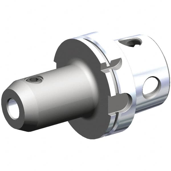 Kennametal - 0.3937" Inside Hole Diam, 3.5433" Projection, Whistle Notch Adapter - 1.3583" Body Diam, Modular Connection Shank, Through Coolant - Exact Industrial Supply