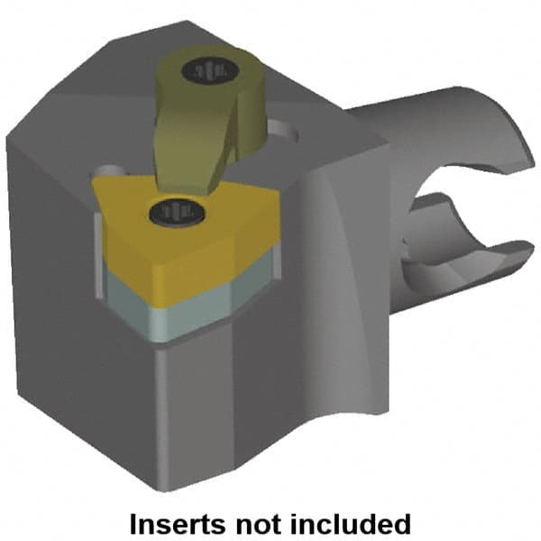 Kennametal - Right Hand Cut, Size KM20, WN.. Insert Compatiblity, Modular Turning & Profiling Cutting Unit Head - 12.5mm Ctr to Cutting Edge, 25mm Head Length, Series KM Mini - Americas Tooling