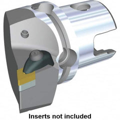 Kennametal - Right Hand Cut, Size KM50, DN.. Insert Compatiblity, Modular Turning & Profiling Cutting Unit Head - 35mm Ctr to Cutting Edge, 60mm Head Length, Through Coolant, Series Kenclamp - Americas Tooling