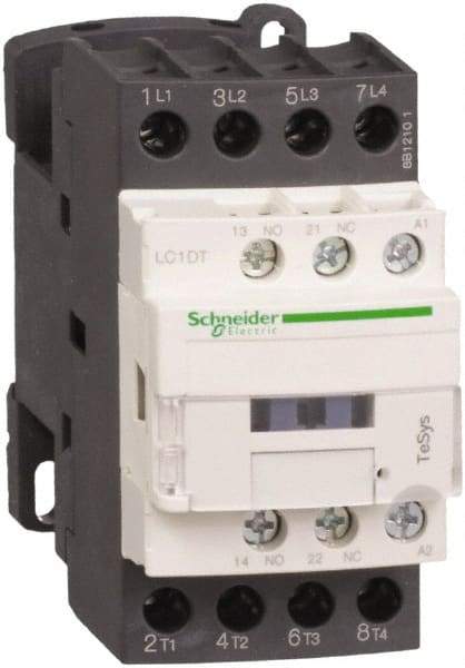 Schneider Electric - 4 Pole, 48 Coil VAC at 50/60 Hz, 25 Amp at 440 VAC, Nonreversible IEC Contactor - Bureau Veritas, CCC, CSA, CSA C22.2 No. 14, DNV, EN/IEC 60947-4-1, EN/IEC 60947-5-1, GL, GOST, LROS, RINA, UL 508, UL Listed - Americas Tooling