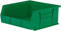 Akro-Mils - 50 Lb. Load Capacity, 10-7/8" Deep, Green Polymer Hopper Stacking Bin - 5" High x 11" Wide x 10-7/8" Long - Americas Tooling