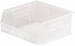 Akro-Mils - 50 Lb. Load Capacity, 10-7/8" Deep, Clear Polymer Hopper Stacking Bin - 5" High x 11" Wide x 10-7/8" Long - Americas Tooling