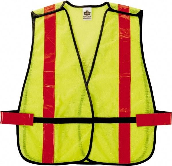 Ergodyne - One Size Fits Most High Visibility Orange Mesh General Purpose Vest - Hook & Loop Closure, Polyester - Americas Tooling