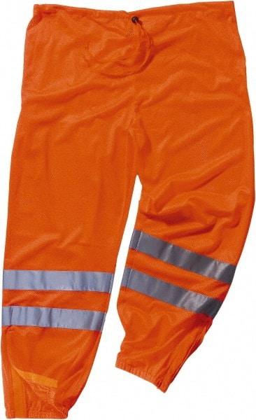 Ergodyne - Size L/XL Polyester High-Visibility Pants - Drawstring Closure, No Pockets, 44" Waist, 35" Inseam, Orange - Americas Tooling