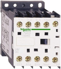 Schneider Electric - 3 Pole, 24 Coil VDC, 16 Amp at 690 VAC, 20 Amp at 440 VAC and 9 Amp at 440 VAC, Nonreversible IEC Contactor - BS 5424, CSA, IEC 60947, NF C 63-110, RoHS Compliant, UL Listed, VDE 0660 - Americas Tooling