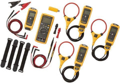 Fluke - 9 Piece, FC Series Wireless Multimeter Kit - 1,000 Volt Max, LCD Display - Americas Tooling