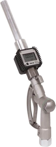 PRO-LUBE - Nozzle Repair Part - Contains Manual Fuel Nozzle fitted with Digital Turbine Fuel Meter, For Use with Gasoline & Diesel Fuel - Americas Tooling