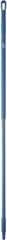 Vikan - 59 x 1-1/4" Fiberglass Squeegee Handle - European Threaded Connection, Blue - Americas Tooling