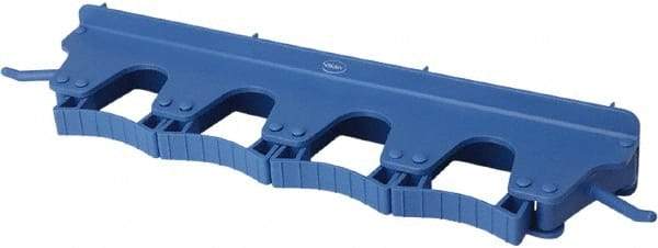 Vikan - 22 Lb Capacity, 3-5/32" Projection, Polypropylene/Rubber Wall Strip Organizer - 15-1/2" OAL - Americas Tooling