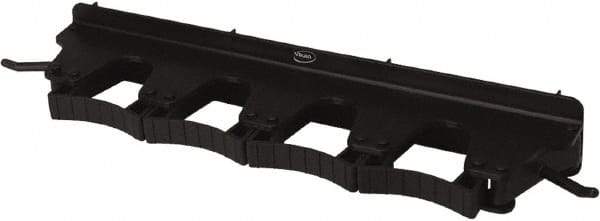 Vikan - 22 Lb Capacity, 3-5/32" Projection, Polypropylene/Rubber Wall Strip Organizer - 15-1/2" OAL - Americas Tooling