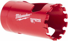 Milwaukee Tool - 1-1/8" Diam, 1-1/2" Cutting Depth, Hole Saw - Diamond Grit Saw, Continuous Edge - Americas Tooling