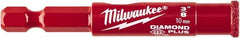 Milwaukee Tool - 3/8" Diam, 1-1/2" Cutting Depth, Hole Saw - Diamond Grit Saw, Continuous Edge - Americas Tooling