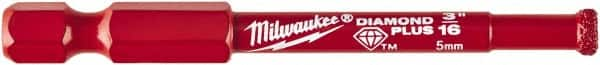 Milwaukee Tool - 3/16" Diam, 1-1/2" Cutting Depth, Hole Saw - Diamond Grit Saw, Continuous Edge - Americas Tooling