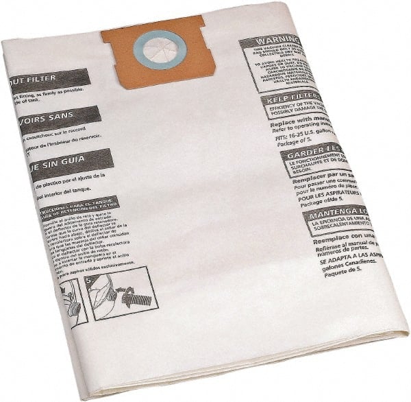 Shop-Vac - Pack of (3) 15-22 Gal Paper Vacuum Bags - Americas Tooling