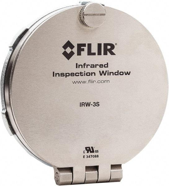 FLIR - 75mm (2.95\x94) Diam, Infrared Viewing Window - 2mm (0.08") Thickness, Use with Thermal Imagers - Americas Tooling