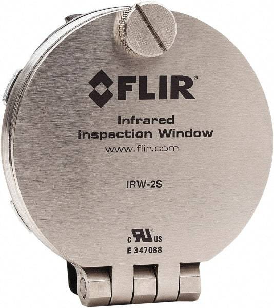 FLIR - 50mm (1.97\x94) Diam, Infrared Viewing Window - 2mm (0.08") Thickness, Use with Thermal Imagers - Americas Tooling