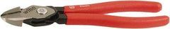 Wiha - 8" OAL, 0.138" Capacity, Cutting Pliers - Soft Grip Handle - Americas Tooling