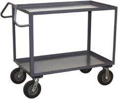 Jamco - 1,200 Lb Capacity, 30" Wide x 60" Long x 39" High Heavy Duty Service Cart - 2 Shelf, Steel - Americas Tooling